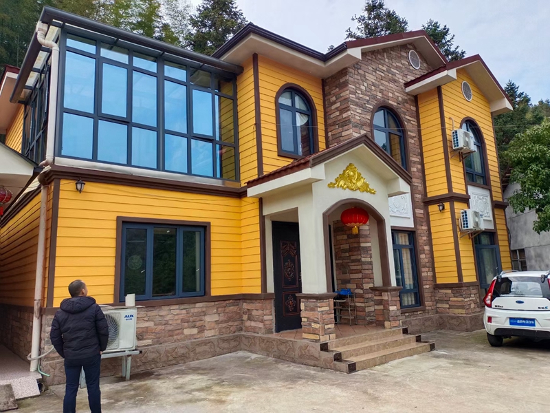 改拆完工后的輕鋼別墅 改拆完工后的輕鋼別墅