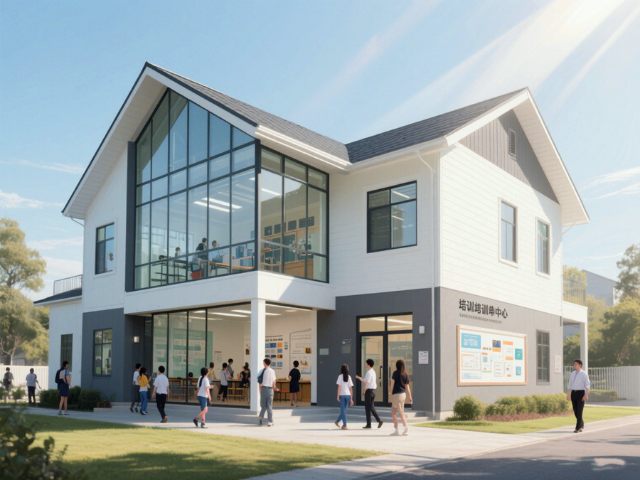 被應(yīng)用于培訓(xùn)中心的輕鋼房屋 被應(yīng)用于培訓(xùn)中心的輕鋼房屋