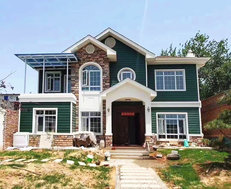 回老家蓋房才發現：輕鋼別墅早成農村新潮流